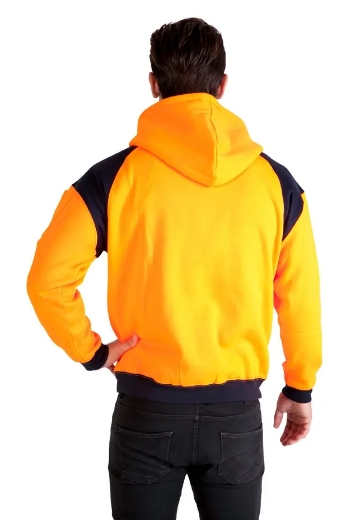 Picture of RAMO, Shoulder Contrast Zipper Hoodie